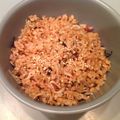 PinkPlumeria's cooksnap of when they made 梅じゃこ大葉チャーハン.