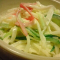 たもたん's cooksnap of when they made ■大根とカニカマのマヨマヨサラダ■.