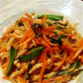 あゆ＊クリーム's cooksnap of when they made 大豆たんぱく細切りの　野菜炒め.
