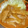ai61's cooksnap of when they made てぃさん特製厚切り豚肉の生姜焼き.