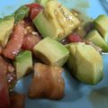 ゆうりママ's cooksnap of when they made トマトとアボカドのわさび醤油和え.