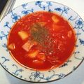 hapiyumi's cooksnap of when they made 簡単★トマトジュースで野菜スープ.