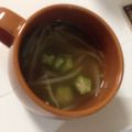 かたやん♡'s cooksnap of when they made 簡単！オクラともやしの冷製スープ♪.