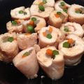まりあ～べ's cooksnap of when they made 醤油麹＆レンジで簡単！鶏むね肉の野菜巻き.