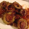 NONTY's cooksnap of when they made 【農家のレシピ】ゴーヤの肉詰め照り焼き.