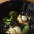 プチかぼたん's cooksnap of when they made 【もずく酢＊きゅうりとホタテ】.