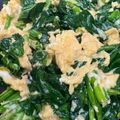 なーなちゃん's cooksnap of when they made オイ×マヨで♡ほうれん草たまご炒め.