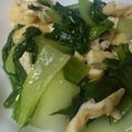 大福様's cooksnap of when they made 油揚げとチンゲン菜の煮浸し.