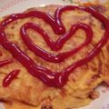 ハレヨンくん's cooksnap of when they made 余った炊き込みご飯を☆お手軽オムライス.