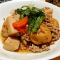 mama02♡'s cooksnap of when they made 高野豆腐の煮物　鶏そぼろあんかけ.