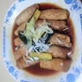 kuninin星's cooksnap of when they made すき焼きのタレでズッキーニの肉巻き.