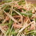 すずらん5535's cooksnap of when they made 水菜とツナの粒マスタードサラダ.