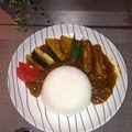 ꒰๑神楽꒪ɷ꒪꒱'s cooksnap of when they made 骨付きチキンと夏野菜のカレー.