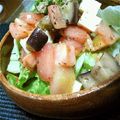 chikau's cooksnap of when they made ＊トマトと茄子バジルのイタリアンサラダ＊.