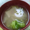 あゆたっくん's cooksnap of when they made レタスと大根のお味噌汁.