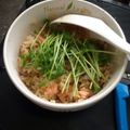 すがまっち's cooksnap of when they made 即席！鮭フレークとカイワレの混ぜご飯.