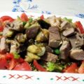 mikochang's cooksnap of when they made 茹で塩豚となすのサラダ.