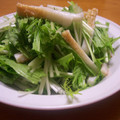 わたママ's cooksnap of when they made 水菜とちくわのサラダ.