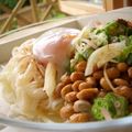 Earl-Grey's cooksnap of when they made おろし納豆ぶっかけうどん～温玉のせ～.