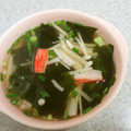 なゆほ's cooksnap of when they made えのきとワカメの中華スープ☆.