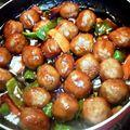 hyurumi's cooksnap of when they made 簡単！豚こまぎれ肉で、揚げない酢豚♪.