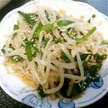 ひよのパパ's cooksnap of when they made もやしとニラのピリ辛さっぱり和え♪.