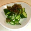 まるまる27972's cooksnap of when they made きゅうりとオクラの簡単サラダ☆海苔入り♪.