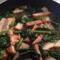 eclat♡'s cooksnap of when they made 小松菜とさつまあげの煮物.