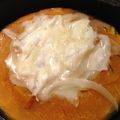骨つき鳥's cooksnap of when they made レンジのみ！かぼちゃチーズ.