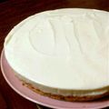 友華次郎's cooksnap of when they made 22㎝型で作るレアチーズケーキの基本分量.