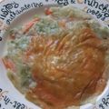 きらり流れ星's cooksnap of when they made キャベツたっぷりチーズお好み焼き.