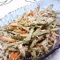 chitorun's cooksnap of when they made ごぼうとにんじんのツナみそマヨサラダ.