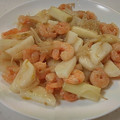 なっこたん☆'s cooksnap of when they made 簡単♪むきえびと長ネギと長芋の中華炒め☆.