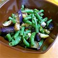 nattsu47's cooksnap of when they made 簡単付け合せ☆いんげんと茄子の胡麻和え.