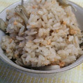 nacchan73's cooksnap of when they made 舞茸と鮭の炊き込みご飯….