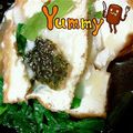 バファリス☆'s cooksnap of when they made 厚揚げののり天詰め.