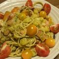 kota77's cooksnap of when they made 夏野菜のジェノベーゼパスタ.
