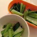 み～でぃん's cooksnap of when they made [簡単]チンゲン菜のあっさり炒め.