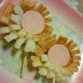 たもたん's cooksnap of when they made 竹輪とソーセージでお花～❀.