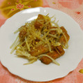 pitachan1's cooksnap of when they made すぐ出来る☆もやしとさつま揚げの卵とじ.