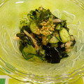 デカちゃん's cooksnap of when they made 新生姜できゅうりの酢の物.