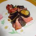 堕天使M's cooksnap of when they made 簡単　なすのベーコン挟みレンジ蒸し♪.