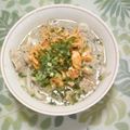 yulimari's cooksnap of when they made かけうどんに飽きたら豆乳で担々麺風うどん.