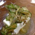 りしい♪ママ's cooksnap of when they made 胡瓜とみょうがのナムルのせ冷奴.