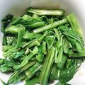 かぴーな's cooksnap of when they made つるむらさきのカラシ醤油和え.