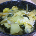 とえし's cooksnap of when they made じゃがいも✿わかめの卵とじ♡.