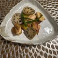 yesmama's cooksnap of when they made 旨し！鶏肉・蓮根・薩摩芋のスイチリ炒め.