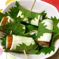 くるり子's cooksnap of when they made ちくわのチーズしそ巻き.