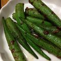 mammiico's cooksnap of when they made お弁当に♬オクラのバター生姜焼き❀.