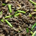 はとりんりん's cooksnap of when they made 牛肉とアスパラのオイスター炒め♪.